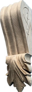 Large Hand Carved Ash Corbel C13 A
